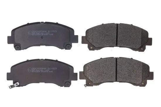 Bremsbelagsatz, Scheibenbremse Vorderachse DENCKERMANN B111621 Bild Bremsbelagsatz, Scheibenbremse Vorderachse DENCKERMANN B111621