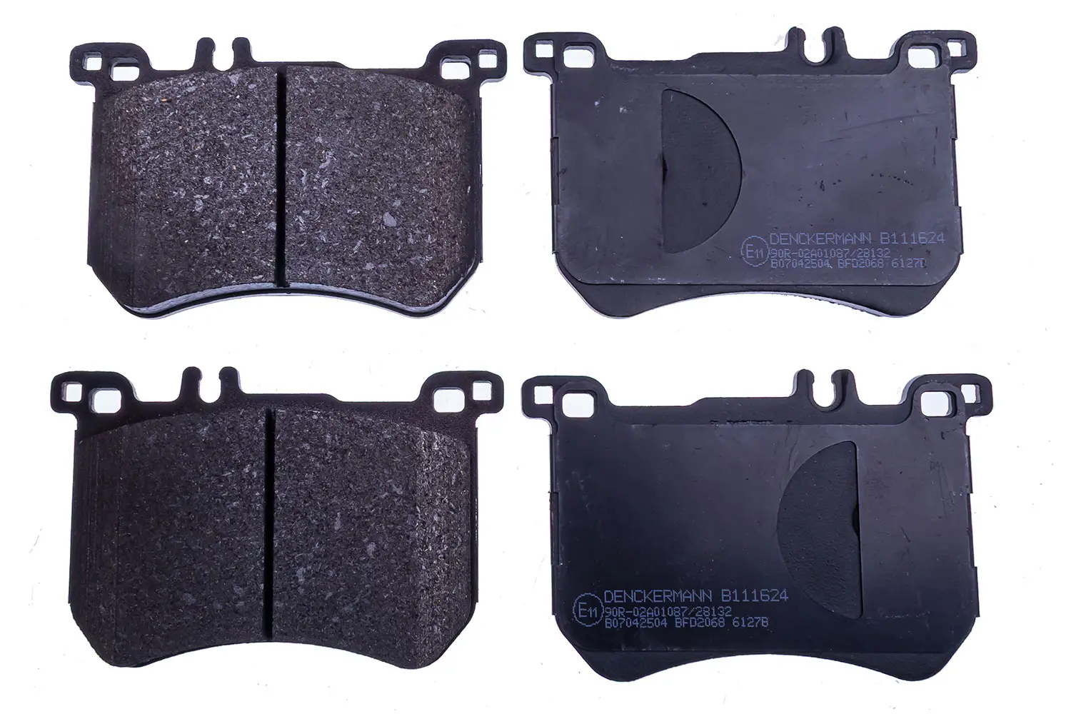 Bremsbelagsatz, Scheibenbremse Vorderachse DENCKERMANN B111624