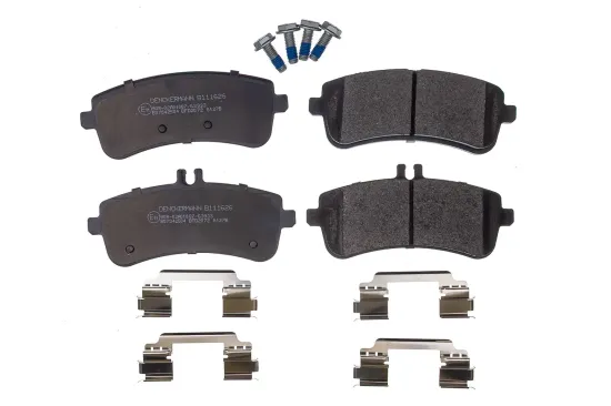 Bremsbelagsatz, Scheibenbremse Hinterachse DENCKERMANN B111626 Bild Bremsbelagsatz, Scheibenbremse Hinterachse DENCKERMANN B111626