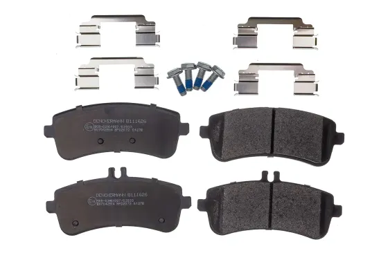 Bremsbelagsatz, Scheibenbremse Hinterachse DENCKERMANN B111626 Bild Bremsbelagsatz, Scheibenbremse Hinterachse DENCKERMANN B111626