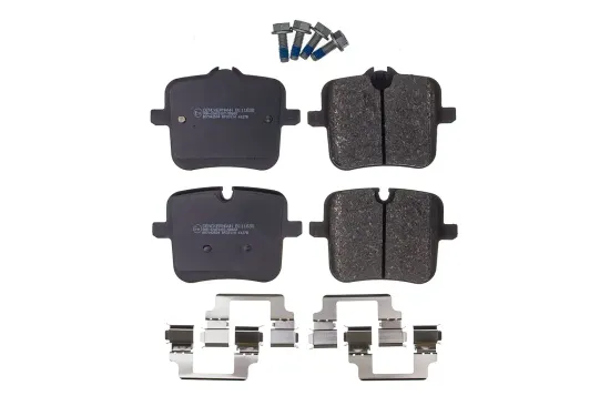 Bremsbelagsatz, Scheibenbremse Hinterachse DENCKERMANN B111630 Bild Bremsbelagsatz, Scheibenbremse Hinterachse DENCKERMANN B111630