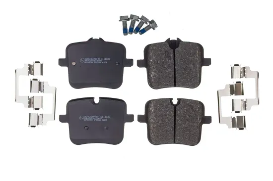 Bremsbelagsatz, Scheibenbremse Hinterachse DENCKERMANN B111630 Bild Bremsbelagsatz, Scheibenbremse Hinterachse DENCKERMANN B111630