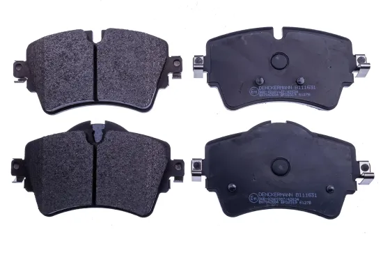 Bremsbelagsatz, Scheibenbremse Vorderachse DENCKERMANN B111631 Bild Bremsbelagsatz, Scheibenbremse Vorderachse DENCKERMANN B111631