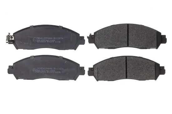 Bremsbelagsatz, Scheibenbremse Vorderachse DENCKERMANN B111634 Bild Bremsbelagsatz, Scheibenbremse Vorderachse DENCKERMANN B111634