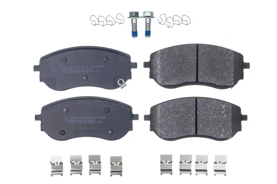 Bremsbelagsatz, Scheibenbremse Vorderachse DENCKERMANN B111646 Bild Bremsbelagsatz, Scheibenbremse Vorderachse DENCKERMANN B111646