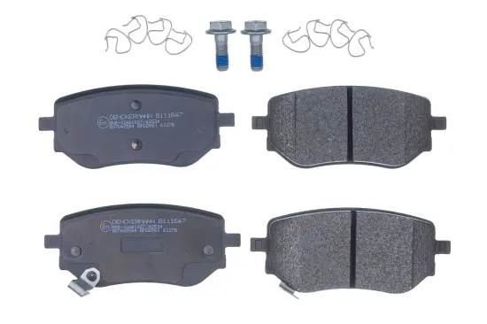 Bremsbelagsatz, Scheibenbremse Hinterachse DENCKERMANN B111647 Bild Bremsbelagsatz, Scheibenbremse Hinterachse DENCKERMANN B111647