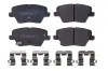 Bremsbelagsatz, Scheibenbremse Hinterachse DENCKERMANN B111649