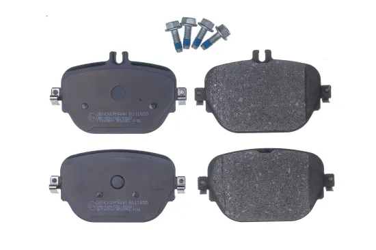 Bremsbelagsatz, Scheibenbremse Hinterachse DENCKERMANN B111655 Bild Bremsbelagsatz, Scheibenbremse Hinterachse DENCKERMANN B111655