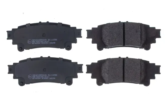 Bremsbelagsatz, Scheibenbremse Hinterachse DENCKERMANN B111656 Bild Bremsbelagsatz, Scheibenbremse Hinterachse DENCKERMANN B111656