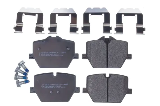Bremsbelagsatz, Scheibenbremse Hinterachse DENCKERMANN B111668 Bild Bremsbelagsatz, Scheibenbremse Hinterachse DENCKERMANN B111668