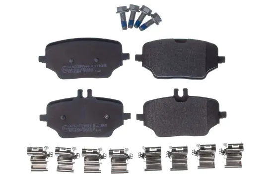 Bremsbelagsatz, Scheibenbremse Hinterachse DENCKERMANN B111669 Bild Bremsbelagsatz, Scheibenbremse Hinterachse DENCKERMANN B111669