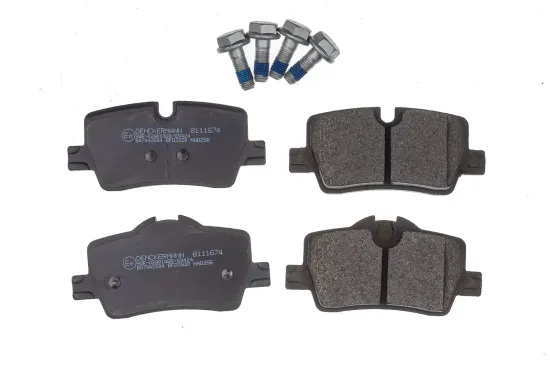 Bremsbelagsatz, Scheibenbremse Hinterachse DENCKERMANN B111674 Bild Bremsbelagsatz, Scheibenbremse Hinterachse DENCKERMANN B111674