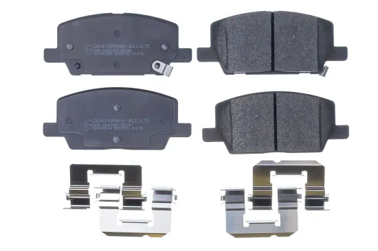 Bremsbelagsatz, Scheibenbremse Vorderachse DENCKERMANN B111675 Bild Bremsbelagsatz, Scheibenbremse Vorderachse DENCKERMANN B111675