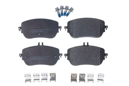 Bremsbelagsatz, Scheibenbremse Vorderachse DENCKERMANN B111676 Bild Bremsbelagsatz, Scheibenbremse Vorderachse DENCKERMANN B111676