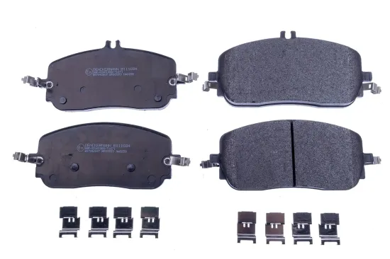 Bremsbelagsatz, Scheibenbremse Vorderachse DENCKERMANN B111684 Bild Bremsbelagsatz, Scheibenbremse Vorderachse DENCKERMANN B111684