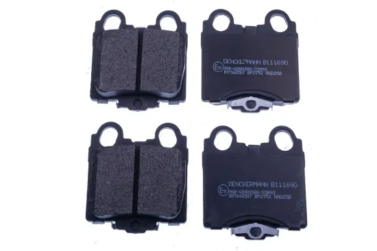 Bremsbelagsatz, Scheibenbremse Hinterachse DENCKERMANN B111690 Bild Bremsbelagsatz, Scheibenbremse Hinterachse DENCKERMANN B111690