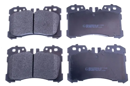 Bremsbelagsatz, Scheibenbremse Vorderachse DENCKERMANN B111692 Bild Bremsbelagsatz, Scheibenbremse Vorderachse DENCKERMANN B111692