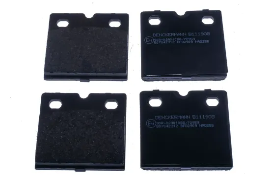 Bremsbelagsatz, Scheibenbremse Hinterachse DENCKERMANN B111908 Bild Bremsbelagsatz, Scheibenbremse Hinterachse DENCKERMANN B111908