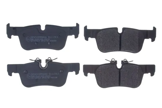 Bremsbelagsatz, Scheibenbremse Hinterachse DENCKERMANN B111911 Bild Bremsbelagsatz, Scheibenbremse Hinterachse DENCKERMANN B111911