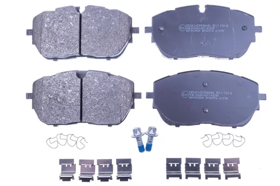 Bremsbelagsatz, Scheibenbremse Vorderachse DENCKERMANN B111914 Bild Bremsbelagsatz, Scheibenbremse Vorderachse DENCKERMANN B111914