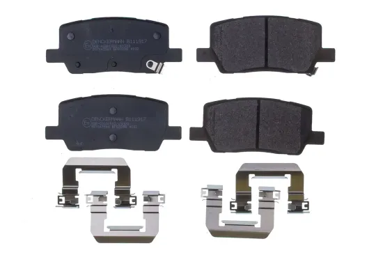Bremsbelagsatz, Scheibenbremse Hinterachse DENCKERMANN B111917 Bild Bremsbelagsatz, Scheibenbremse Hinterachse DENCKERMANN B111917