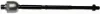 Axialgelenk, Spurstange Vorderachse beidseitig DENCKERMANN D180249