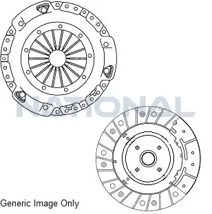 Kupplungssatz National CK10029 Bild Kupplungssatz National CK10029