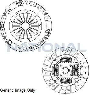 Kupplungssatz National CK10245 Bild Kupplungssatz National CK10245