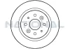 Bremsscheibe Hinterachse National NBD1133