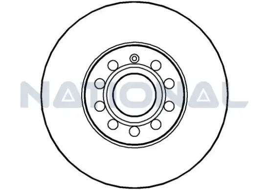 Bremsscheibe National NBD1292 Bild Bremsscheibe National NBD1292