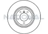 Bremsscheibe Vorderachse National NBD1362