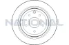 Bremsscheibe Hinterachse National NBD1489