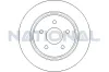Bremsscheibe Hinterachse National NBD1784