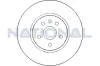 Bremsscheibe Vorderachse National NBD1824