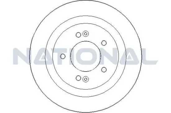 Bremsscheibe Hinterachse National NBD2009 Bild Bremsscheibe Hinterachse National NBD2009