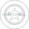 Bremsscheibe Hinterachse National NBD2051