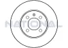Bremsscheibe Vorderachse National NBD278