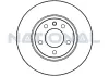 Bremsscheibe Vorderachse National NBD599