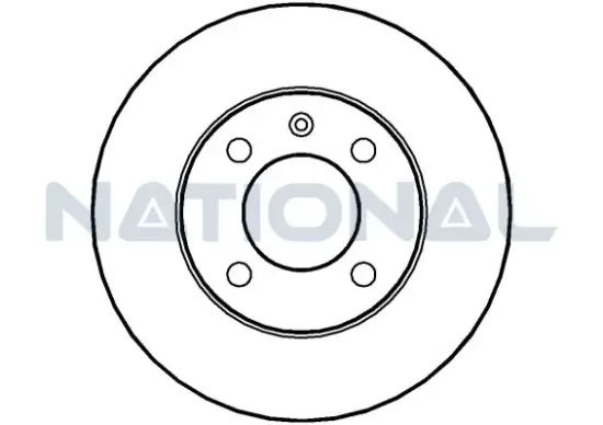 Bremsscheibe Vorderachse National NBD773 Bild Bremsscheibe Vorderachse National NBD773