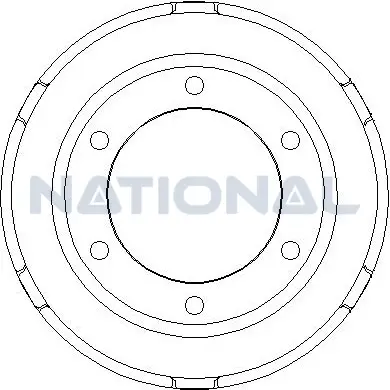 Bremstrommel Hinterachse National NDR332 Bild Bremstrommel Hinterachse National NDR332