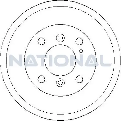 Bremstrommel Hinterachse National NDR350 Bild Bremstrommel Hinterachse National NDR350