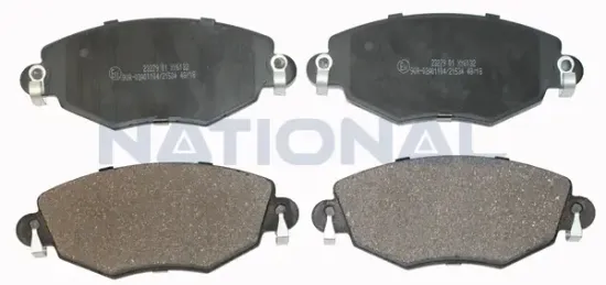 Bremsbelagsatz, Scheibenbremse Vorderachse National NP2011 Bild Bremsbelagsatz, Scheibenbremse Vorderachse National NP2011