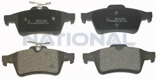 Bremsbelagsatz, Scheibenbremse Hinterachse National NP2020 Bild Bremsbelagsatz, Scheibenbremse Hinterachse National NP2020