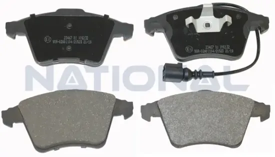 Bremsbelagsatz, Scheibenbremse Vorderachse National NP2167 Bild Bremsbelagsatz, Scheibenbremse Vorderachse National NP2167