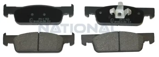 Bremsbelagsatz, Scheibenbremse Vorderachse National NP2697 Bild Bremsbelagsatz, Scheibenbremse Vorderachse National NP2697