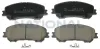 Bremsbelagsatz, Scheibenbremse Vorderachse National NP2709