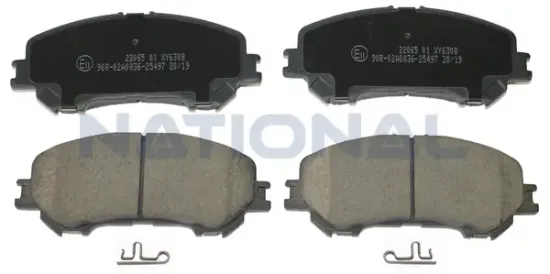 Bremsbelagsatz, Scheibenbremse Vorderachse National NP2709 Bild Bremsbelagsatz, Scheibenbremse Vorderachse National NP2709