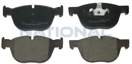 Bremsbelagsatz, Scheibenbremse Vorderachse National NP2738 Bild Bremsbelagsatz, Scheibenbremse Vorderachse National NP2738