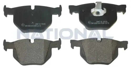 Bremsbelagsatz, Scheibenbremse Hinterachse National NP2840 Bild Bremsbelagsatz, Scheibenbremse Hinterachse National NP2840