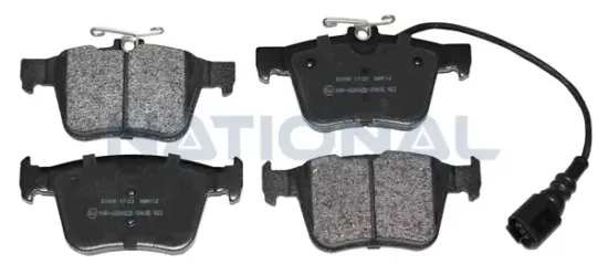 Bremsbelagsatz, Scheibenbremse Hinterachse National NP3257 Bild Bremsbelagsatz, Scheibenbremse Hinterachse National NP3257